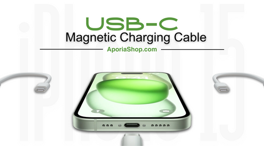 iPhone 15 charger: USB-C magnetic charging cable
