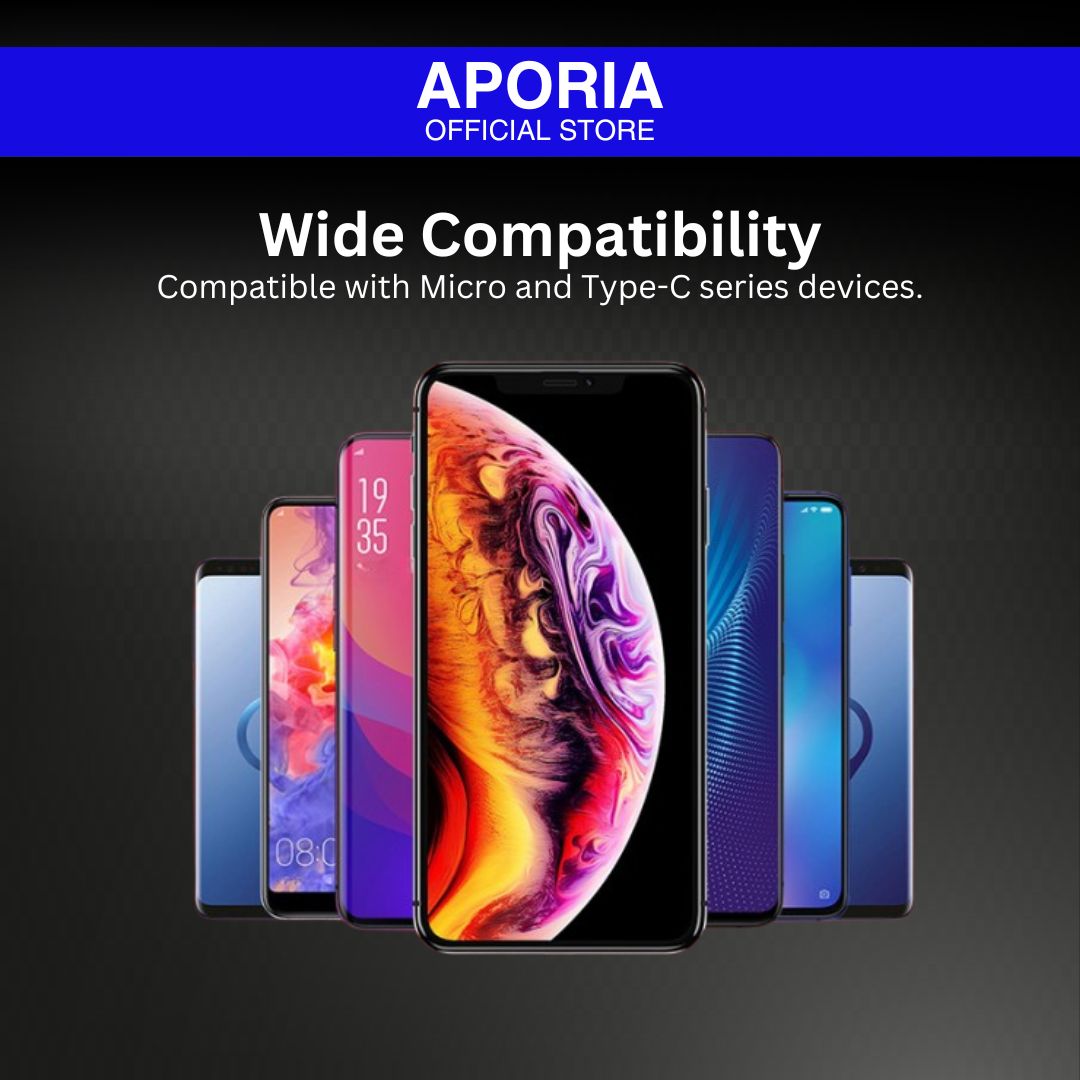 Aporia 5Pin 540° Rotating 3-in-1 Magnetic Charging Cable: Versatile and efficient charging solution for for iPhone 15 Pro Max, iPhone 15 Pro, iPhone 15 Plus, iPhone 15, iPhone 14 Pro Max, iPhone 14 Pro, iPhone 14 Plus, iPhone 14, iPhone 13 Pro Max, iPhone 13 Pro, iPhone 13 Mini, iPhone 13, iPhone 12 Pro Max, iPhone 12 Pro, iPhone 12 Mini, iPhone 12. Compatible with Micro and Type-C series devices.
