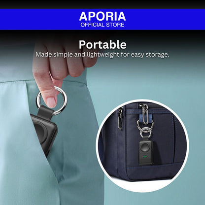 Aporia Portable Wireless Charger for iWatch: Convenient and portable wireless charger designed specifically for iWatch, ensuring easy and efficient charging on the go. Made simple and lightweight for easy storage.