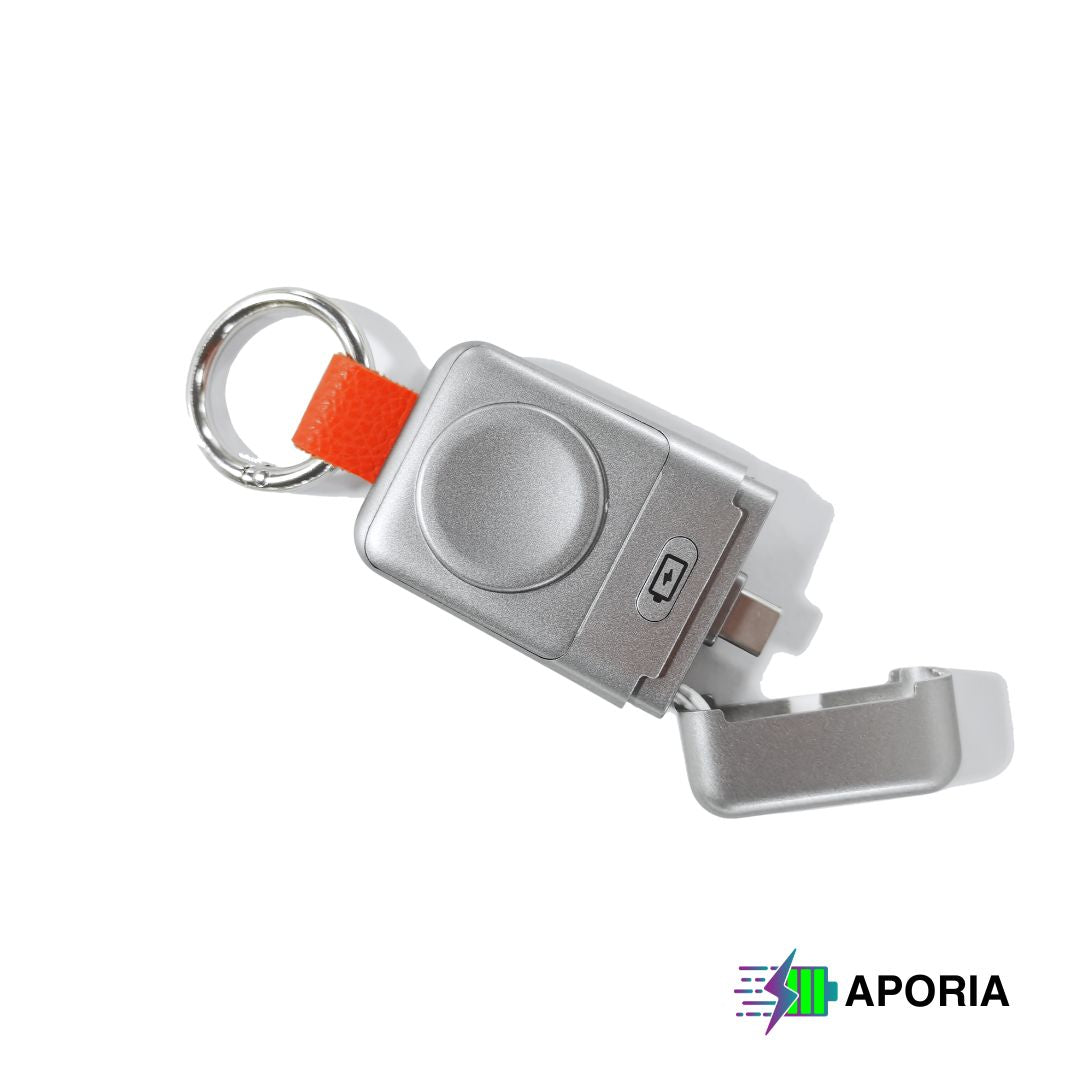 Aporia Portable Wireless Charger for iWatch Silver