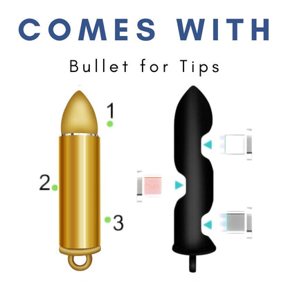 APORIA - Bullet Storage for Magnetic Charging Tips Storage (Gold/Black/Red/Blue)