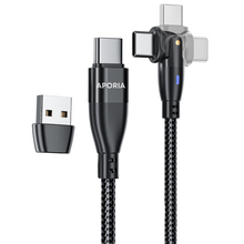 Load image into Gallery viewer, Aporia - PD 60 Watt Type C to C USB Cable Fast Charging Data Transfer 180 Degree Rotating
