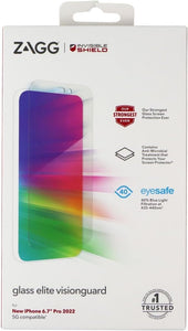 ZAGG InvisibleShield (Glass Elite VisionGuard) for iPhone 14 Pro Max - Clear