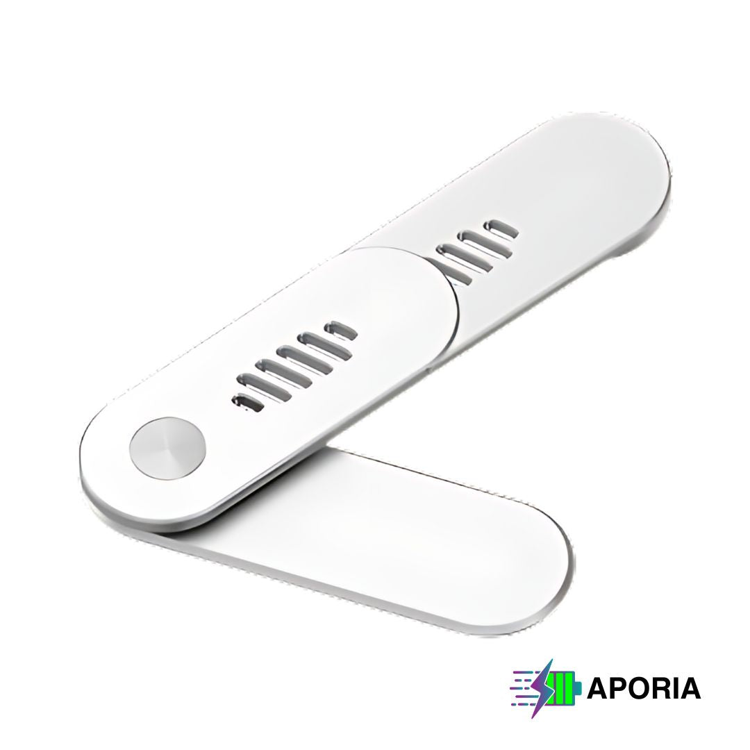 Aporia Magnetic Laptop and Desktop Mount for iPhone - Rotating 180 Degree Silver