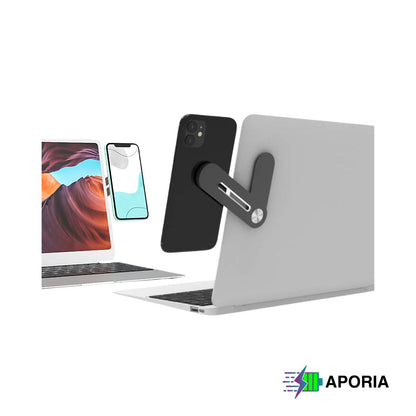 Aporia MagSafe Magnetic Laptop and Phone Mount Black