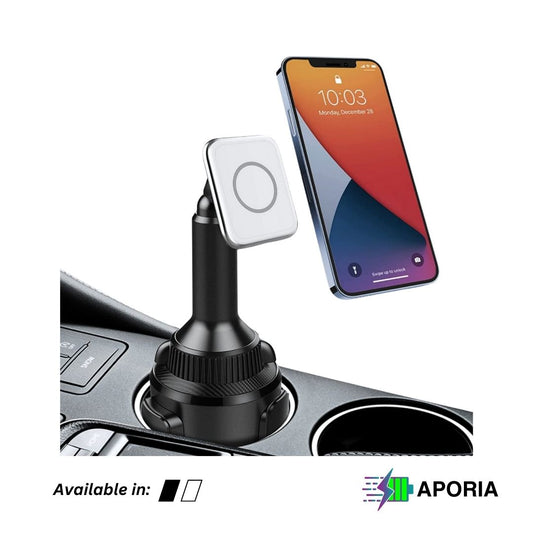 MagSafe Wireless Charger Adjustable Car Cup Holder Mount
