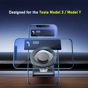 Phone Mount For MagSafe IPhone 15/14/13/12 Series And Magnetic Cases, Air Vent Car Phone Holder Mount Fit All Phone Design For All Tesla Model Y/3
