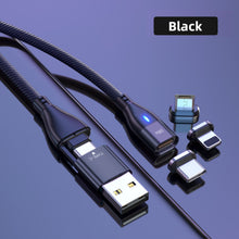 Load image into Gallery viewer, 6 in 1 black magnetic 11 pin cables
