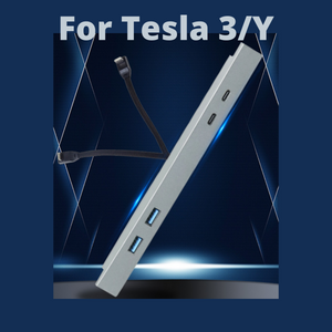 Tesla USB Extender Front on Top 27W Docking Station Plug Converter for Model 3 & Y 2021-222