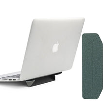 Load image into Gallery viewer, Invisible &amp; Vegan Laptop Stand Lightweight Foldable Portable &amp; Adhesive

