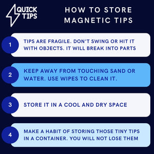 how to store magnetic tips